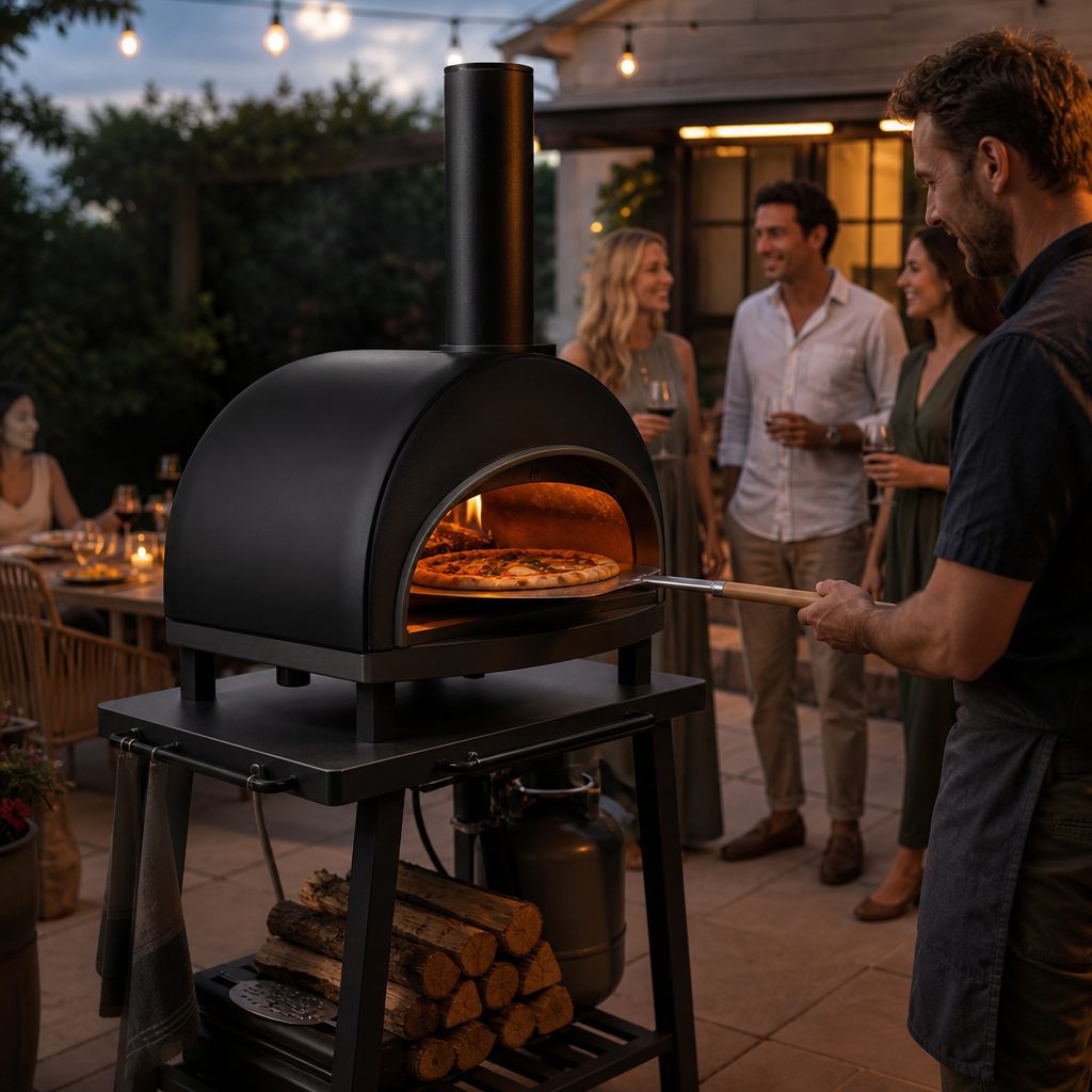 Artisan Dual Fuel Pizza Oven — outdoor entertaining