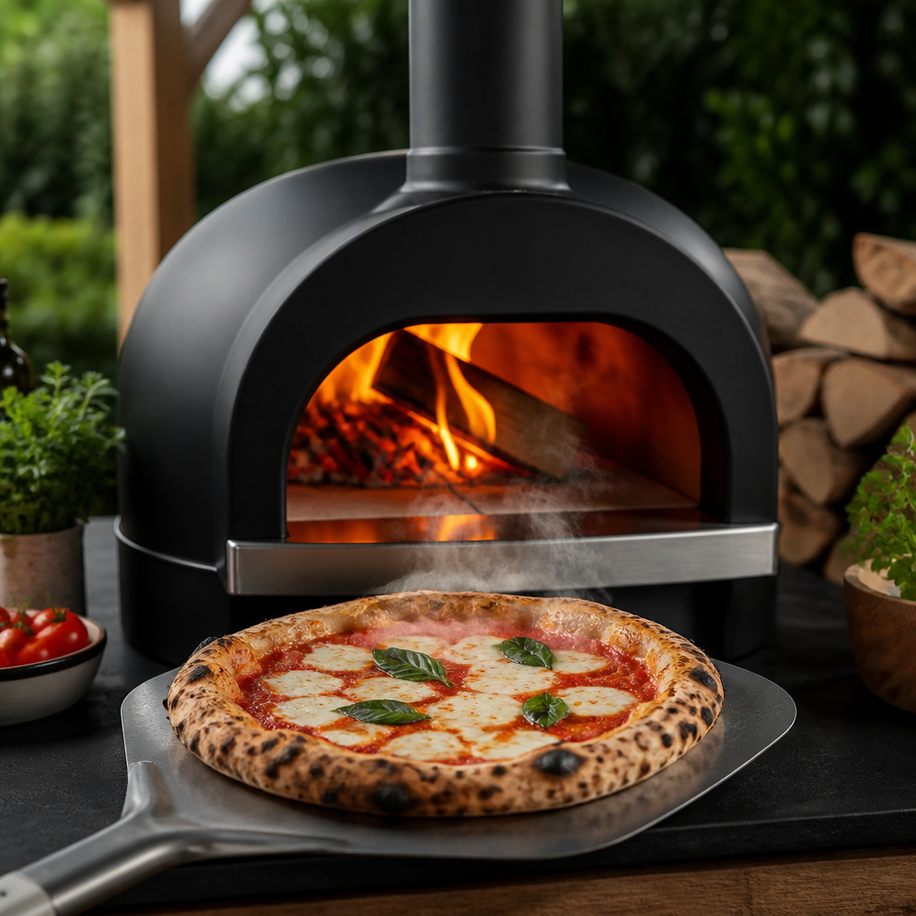 Artisan Dual Fuel Pizza Oven — wood-fired pizza lifestyle