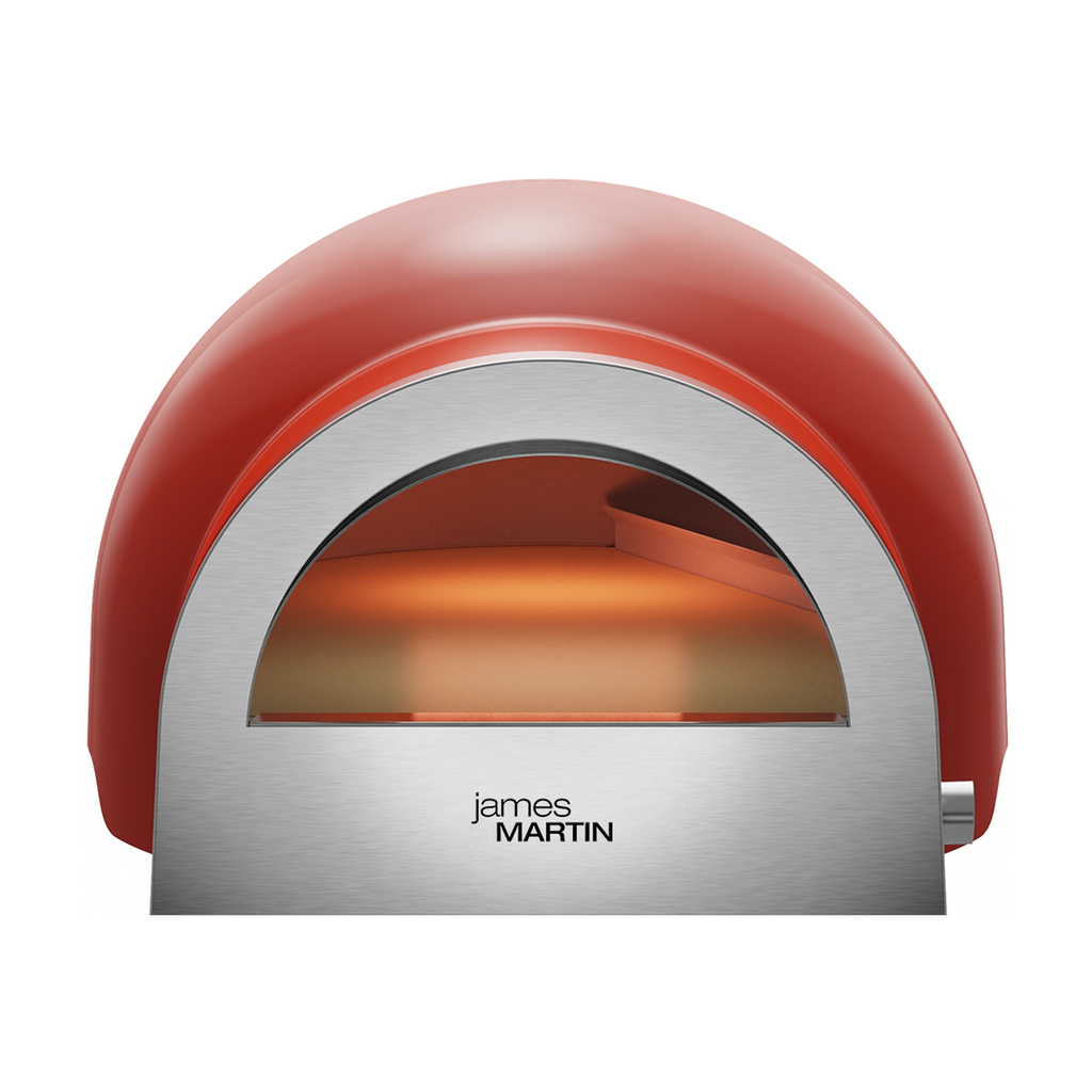 James Martin Artisan Dual Fuel Pizza Oven Red