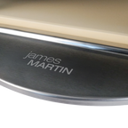 James Martin Ember Gas Pizza Oven Close Up Logo