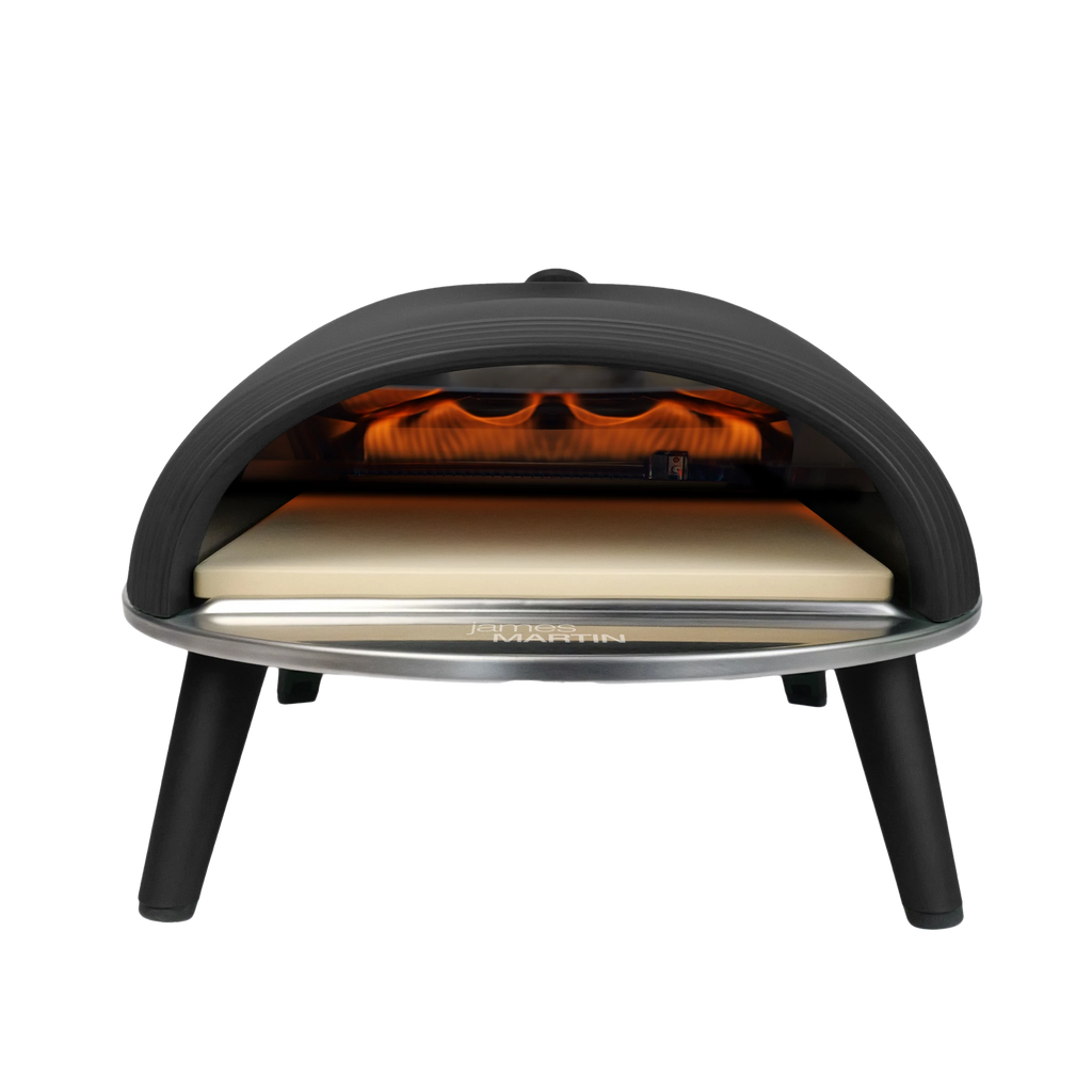 James Martin Ember Gas Pizza Oven Black Fired