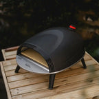 James Martin Ember Gas Pizza Oven Black Lifestyle